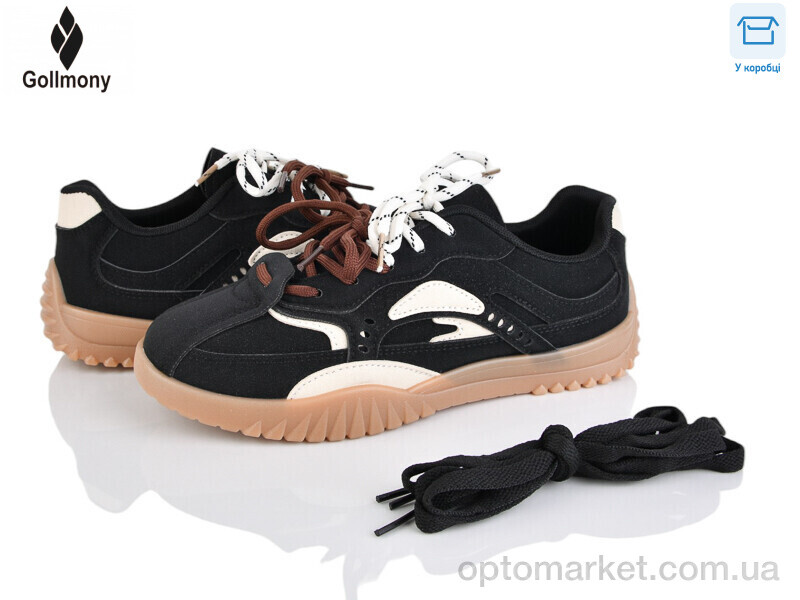 Купить Кросівки жіночі 2027-985-1 Gollmony чорний, фото 1