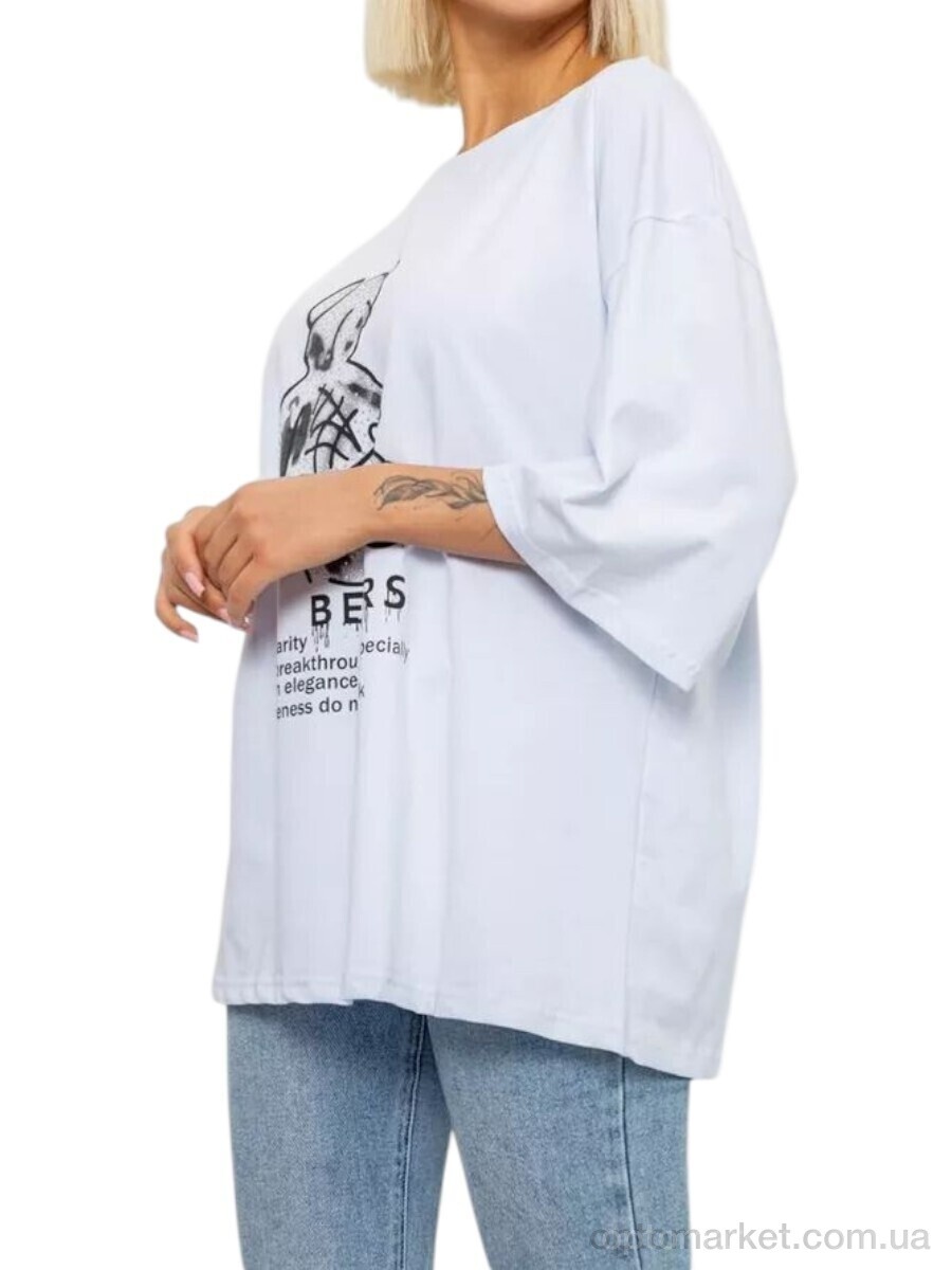 Купить Футболка жіночі 2029 білий Massmag білий, фото 2