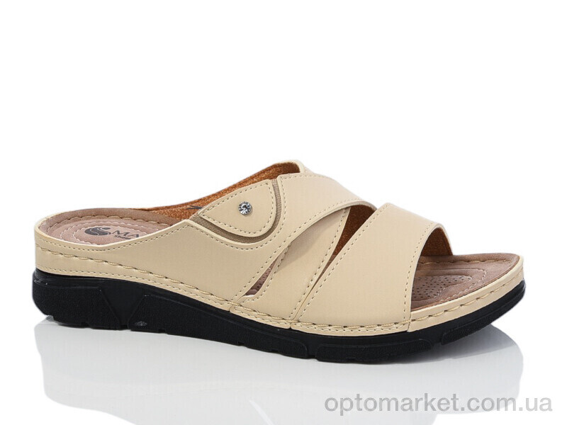 Купить Шльопанці жіночі 203-11 беж Mahli бежевий, фото 1