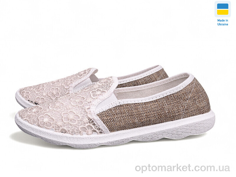 Купить Сліпони жіночі 203 беж Kindzer бежевий, фото 1