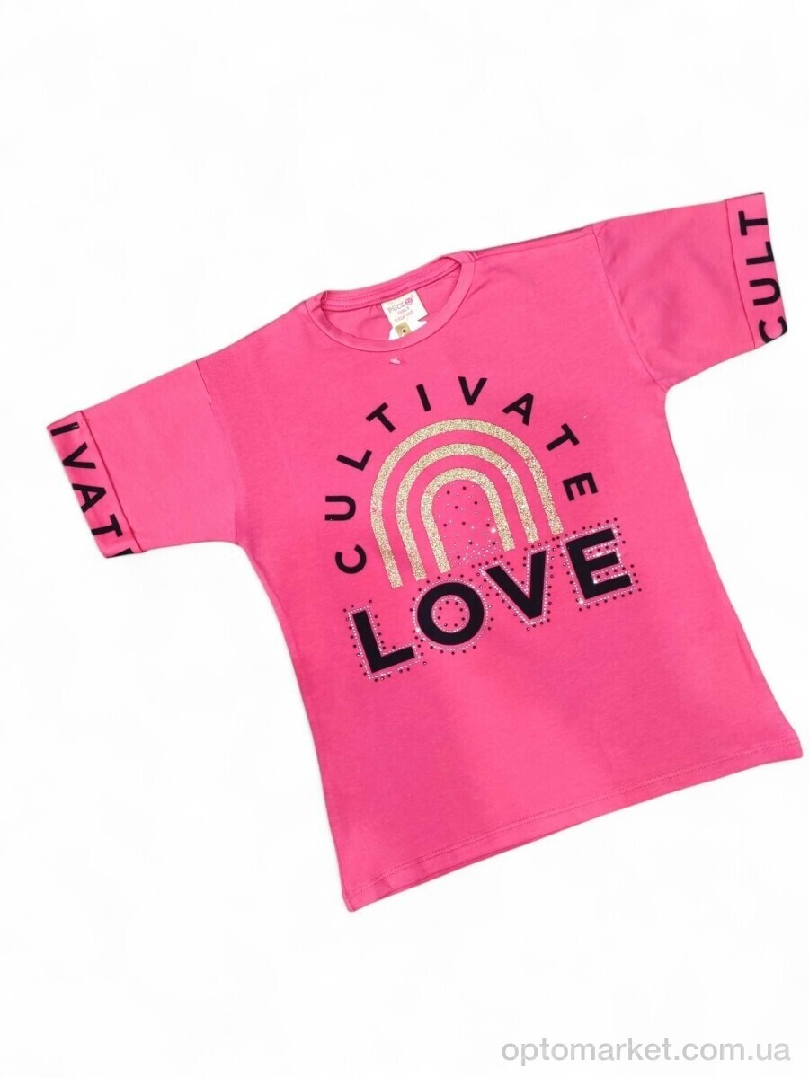 Купить Футболка дитячі 20304 кораловий Petto Kids рожевий, фото 1