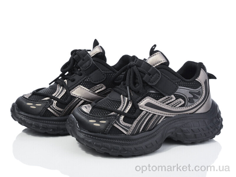 Купить Кросівки дитячі 2035-1 ASHIGULI чорний, фото 1