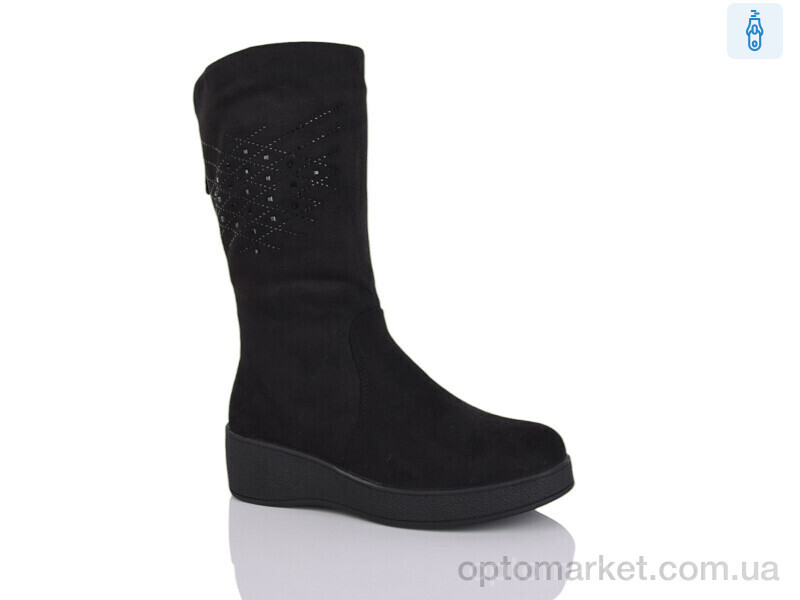 Купить Чоботи жіночі 204-1 Aifeilin-Karco чорний, фото 1