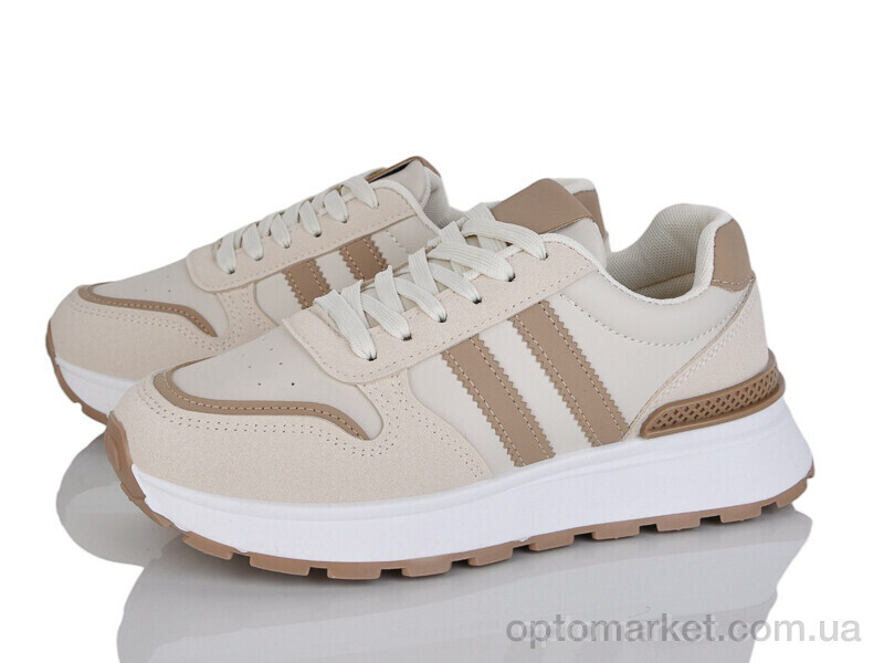 Купить Кросівки жіночі 204-42 Бабочка-Mengfuna-AESD бежевий, фото 1