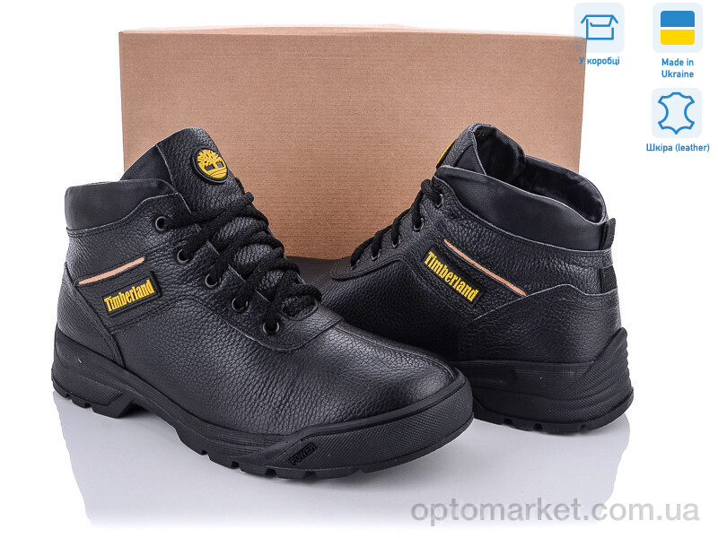 Купить Черевики чоловічі 204 ф.л T.mberland чорний, фото 2