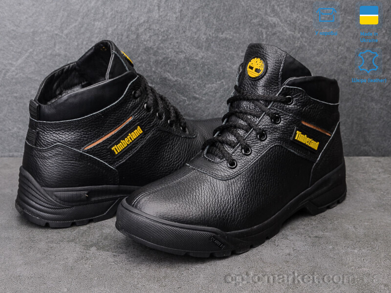 Купить Черевики чоловічі 204 ф.л T.mberland чорний, фото 4