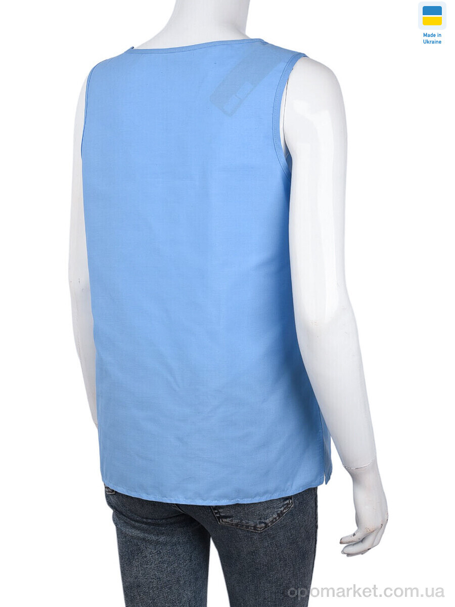 Купить Майка жіночі 204 l.blue Textile блакитний, фото 2