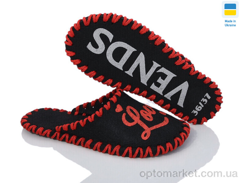 Купить Капці жіночі 204W чорний Vends чорний, фото 1