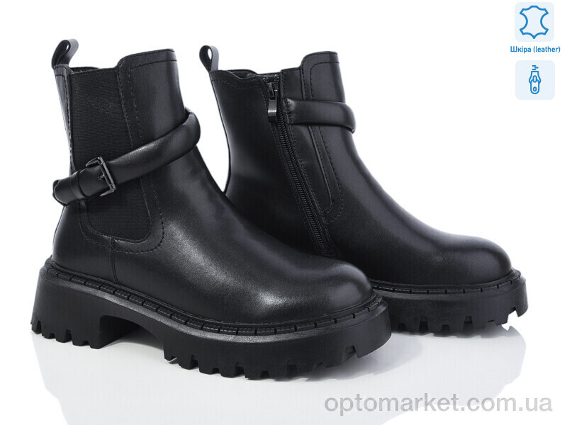 Купить Черевики жіночі 205-178 Canoa чорний, фото 1