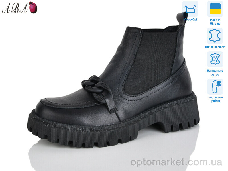 Купить Черевики жіночі 205 чорний DJUS SHOES чорний, фото 1