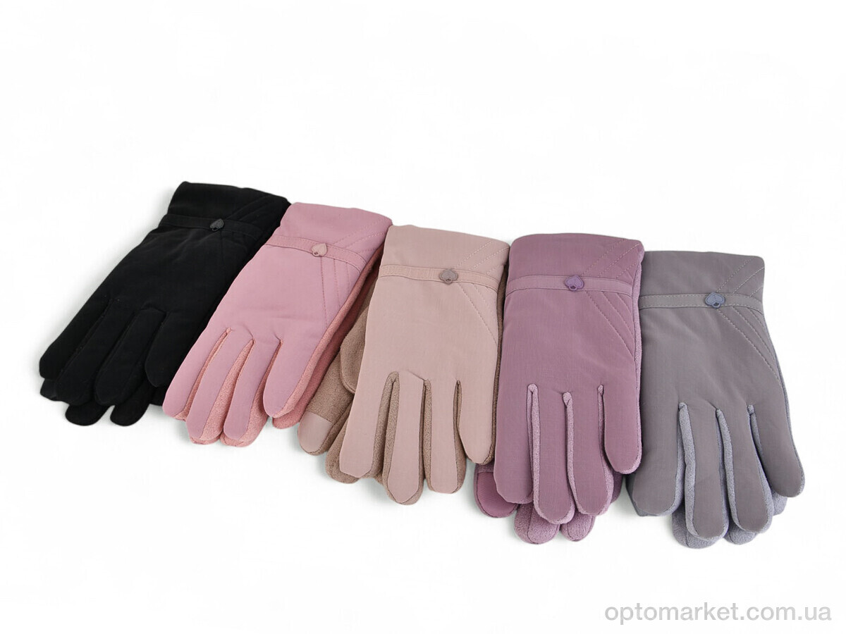 Купить Рукавички жіночі 205 плащівка-текстиль mix Paidi мікс, фото 1