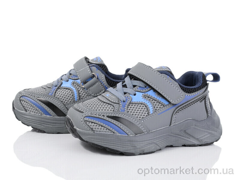 Купить Кросівки дитячі 2053-2K B&G сірий, фото 1