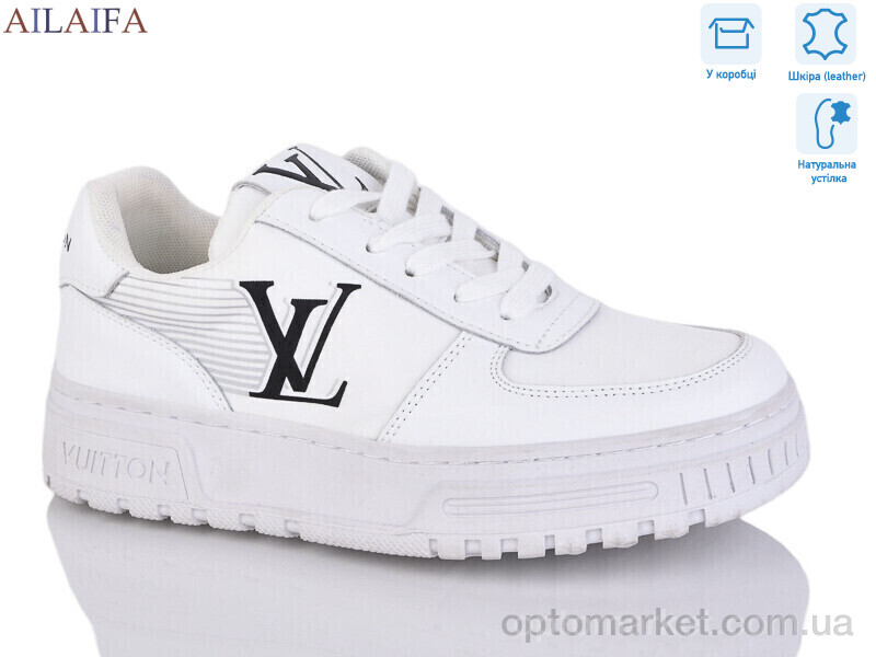 Купить Кросівки жіночі 2056 white L.uis Vuitton білий, фото 2