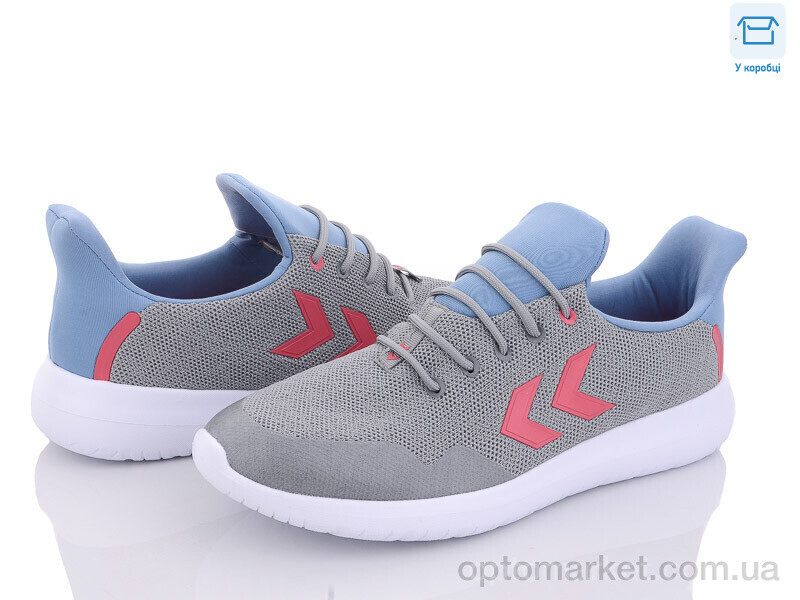 Купить Кросівки чоловічі 20640-1968 Hummel сірий, фото 1