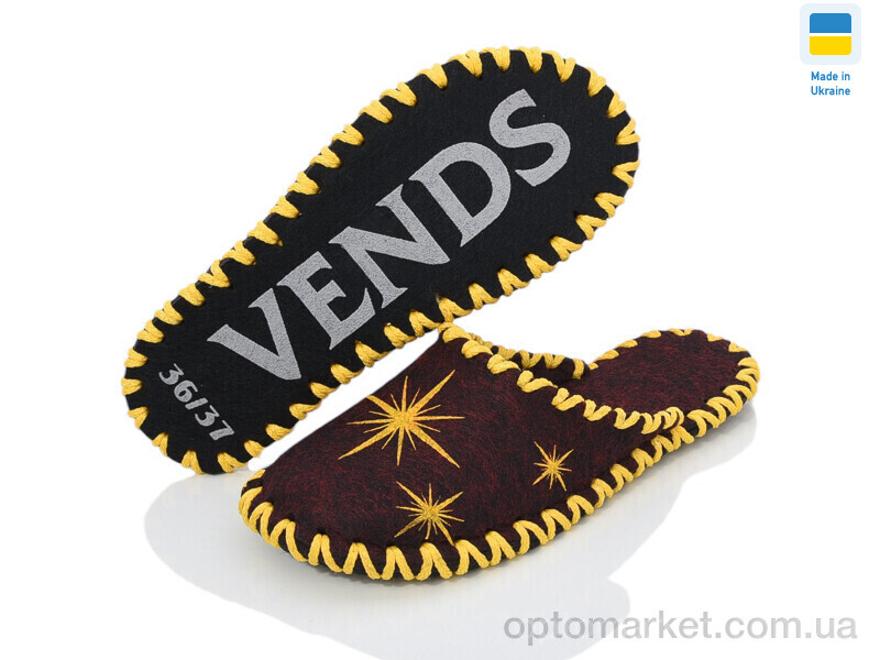 Купить Капці жіночі 206W бордо Vends бордовий, фото 1