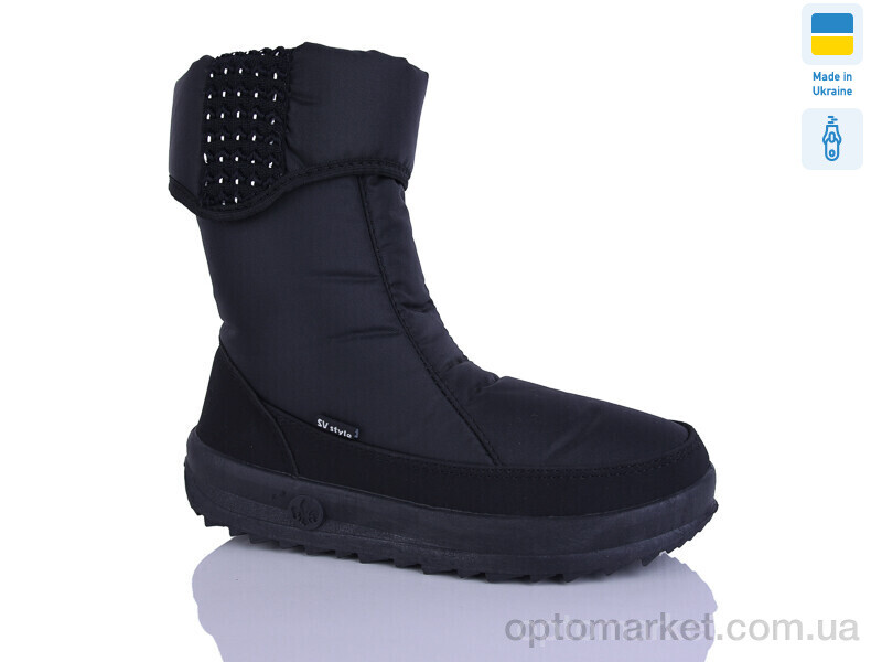 Купить Дутики жіночі 207-5 чорний SV Style чорний, фото 1