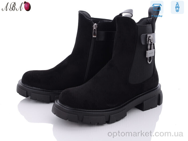 Купить Черевики жіночі 2070-2D Lilin shoes чорний, фото 1