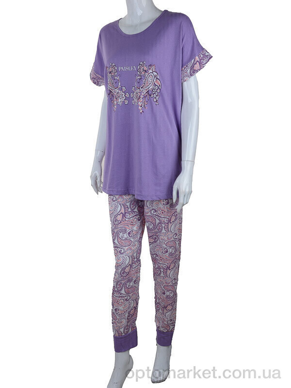 Купить Пижама жіночі 2079 violet (04076) Sude фіолетовий, фото 1