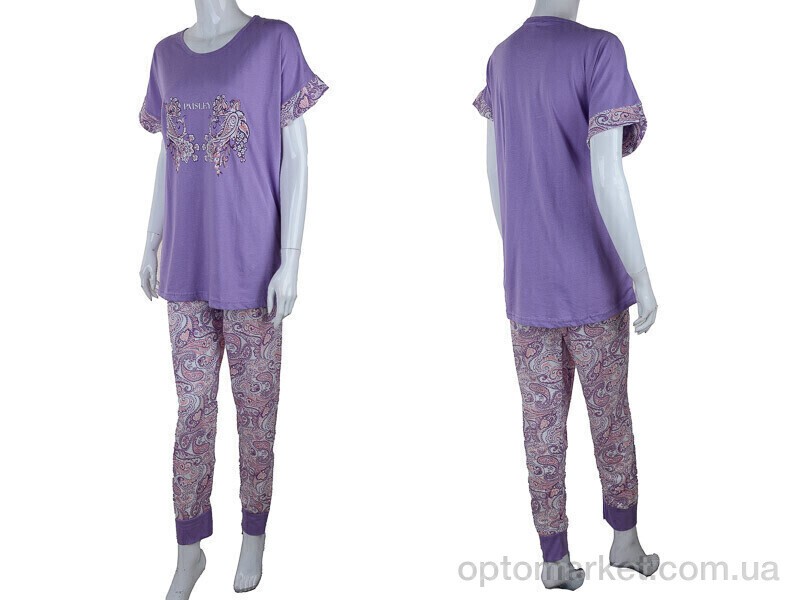 Купить Пижама жіночі 2079 violet (04076) Sude фіолетовий, фото 3