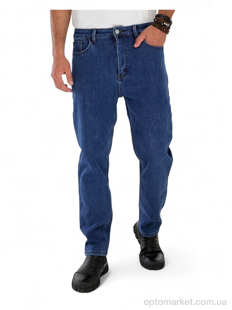 Купить Джинси чоловічі 208-4 фліс Vingvgs синій, фото 1
