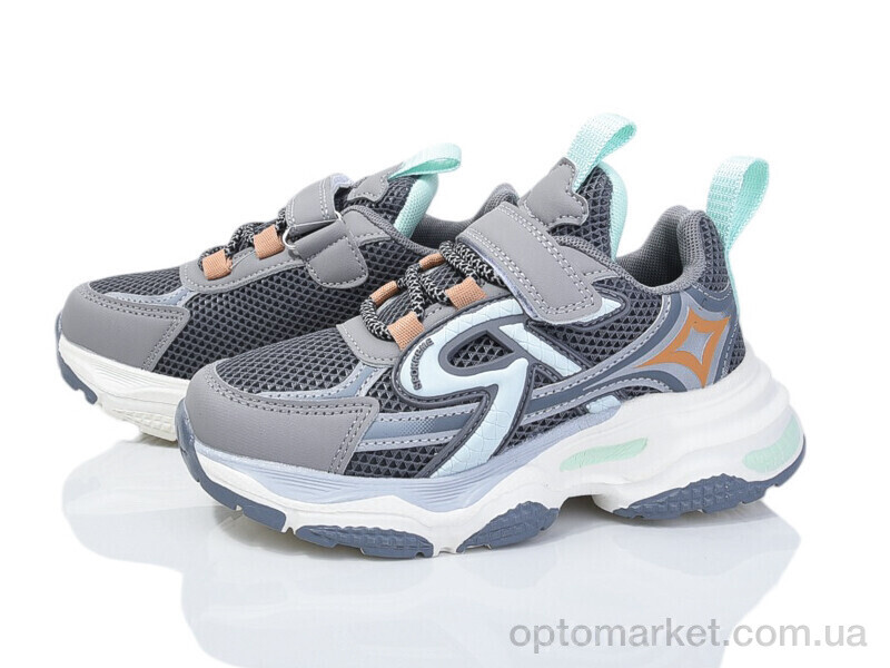 Купить Кросівки дитячі 2082-3K B&G сірий, фото 1