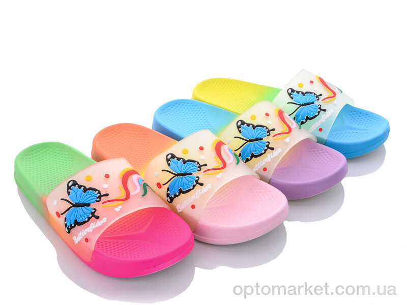 Купить Шльопанці жіночі 2088-24бабочка mix SANLIN 2 мікс, фото 1