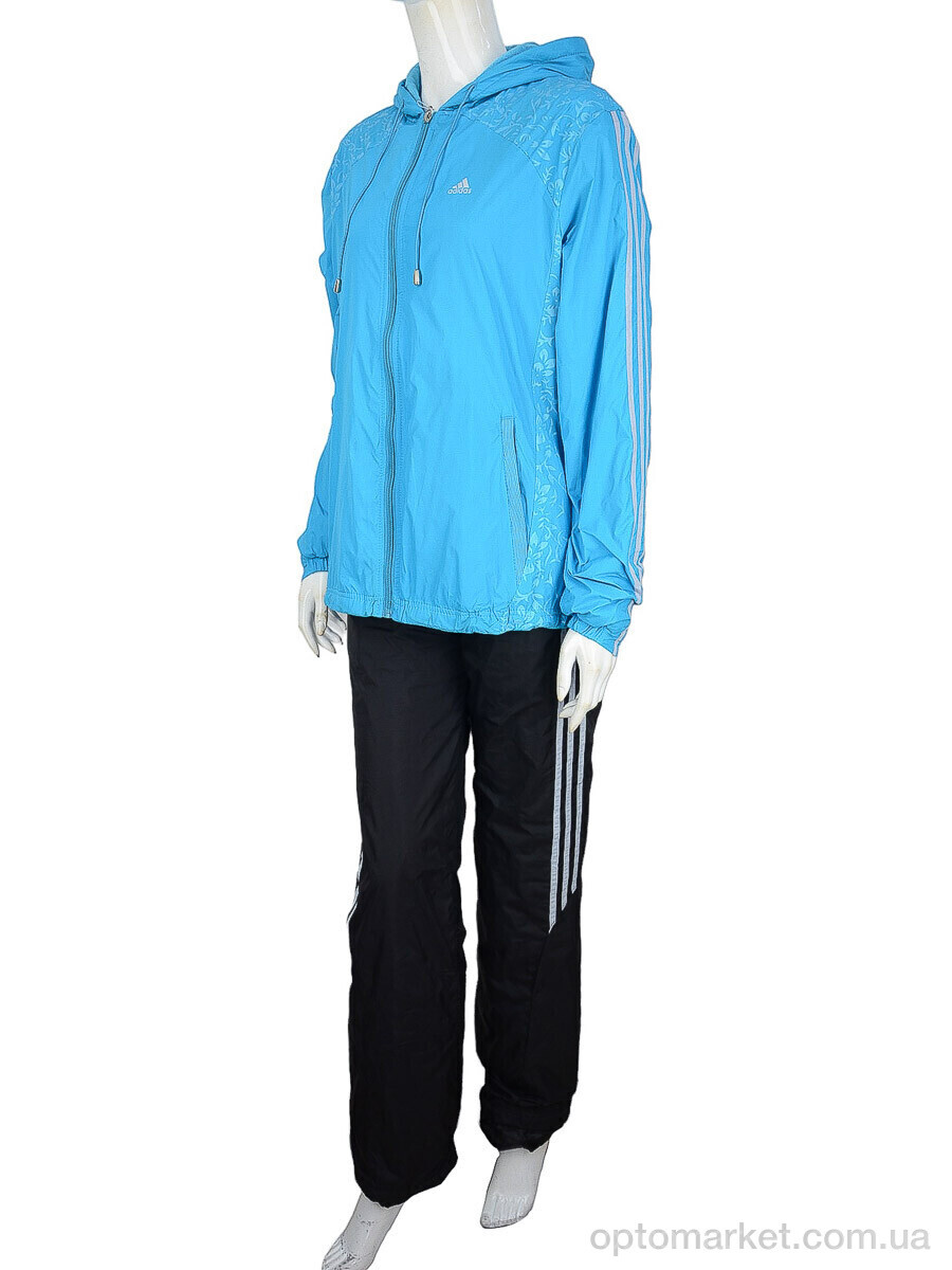 Купить Спортивний костюм жіночі 2088 blue A.idas блакитний, фото 2