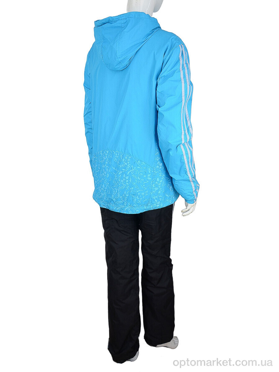 Купить Спортивний костюм жіночі 2088 blue A.idas блакитний, фото 3