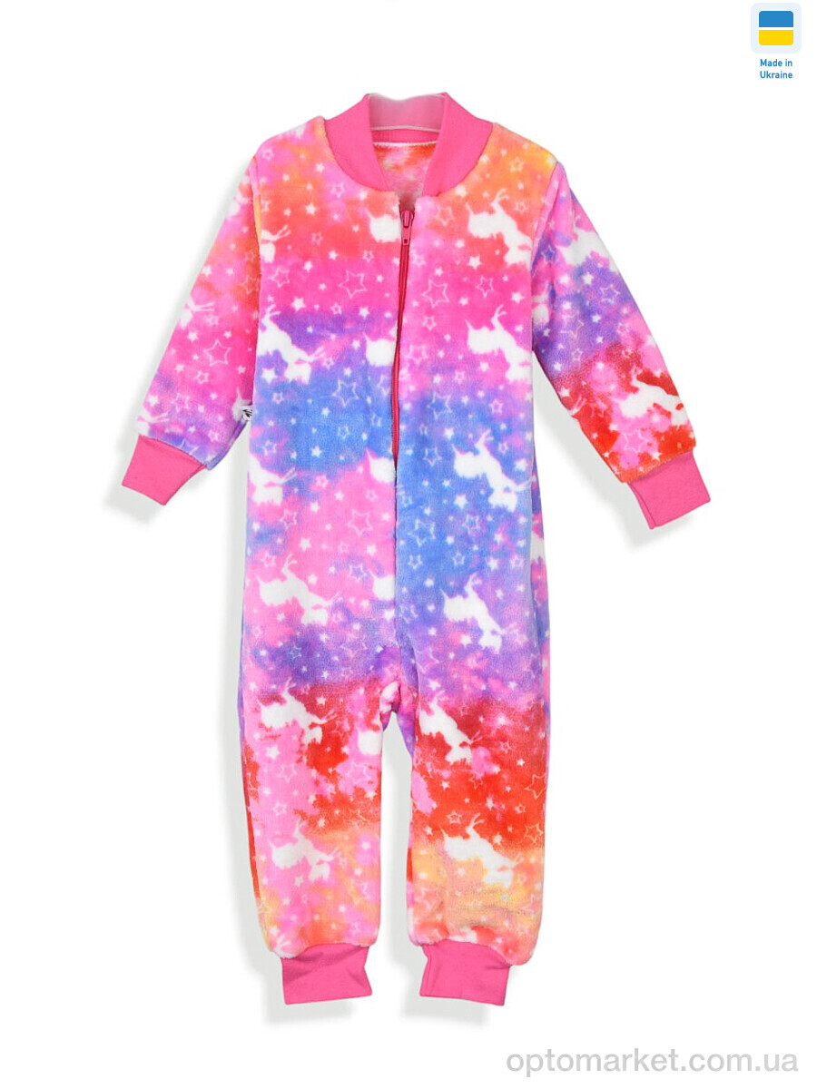 Купить Комбінезон дитячі 20926 кігурумі рожевий Kir15 мікс, фото 1