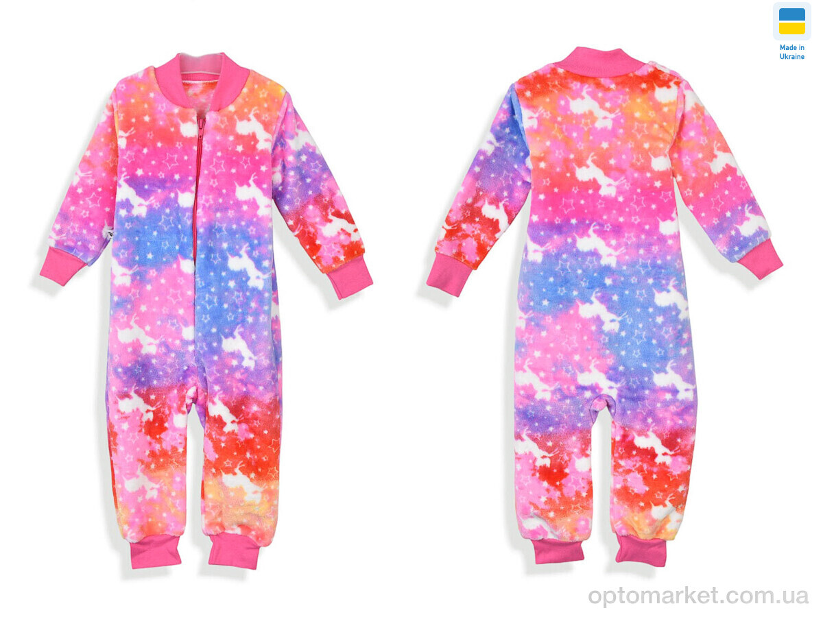 Купить Комбінезон дитячі 20926 кігурумі рожевий Kir15 мікс, фото 3