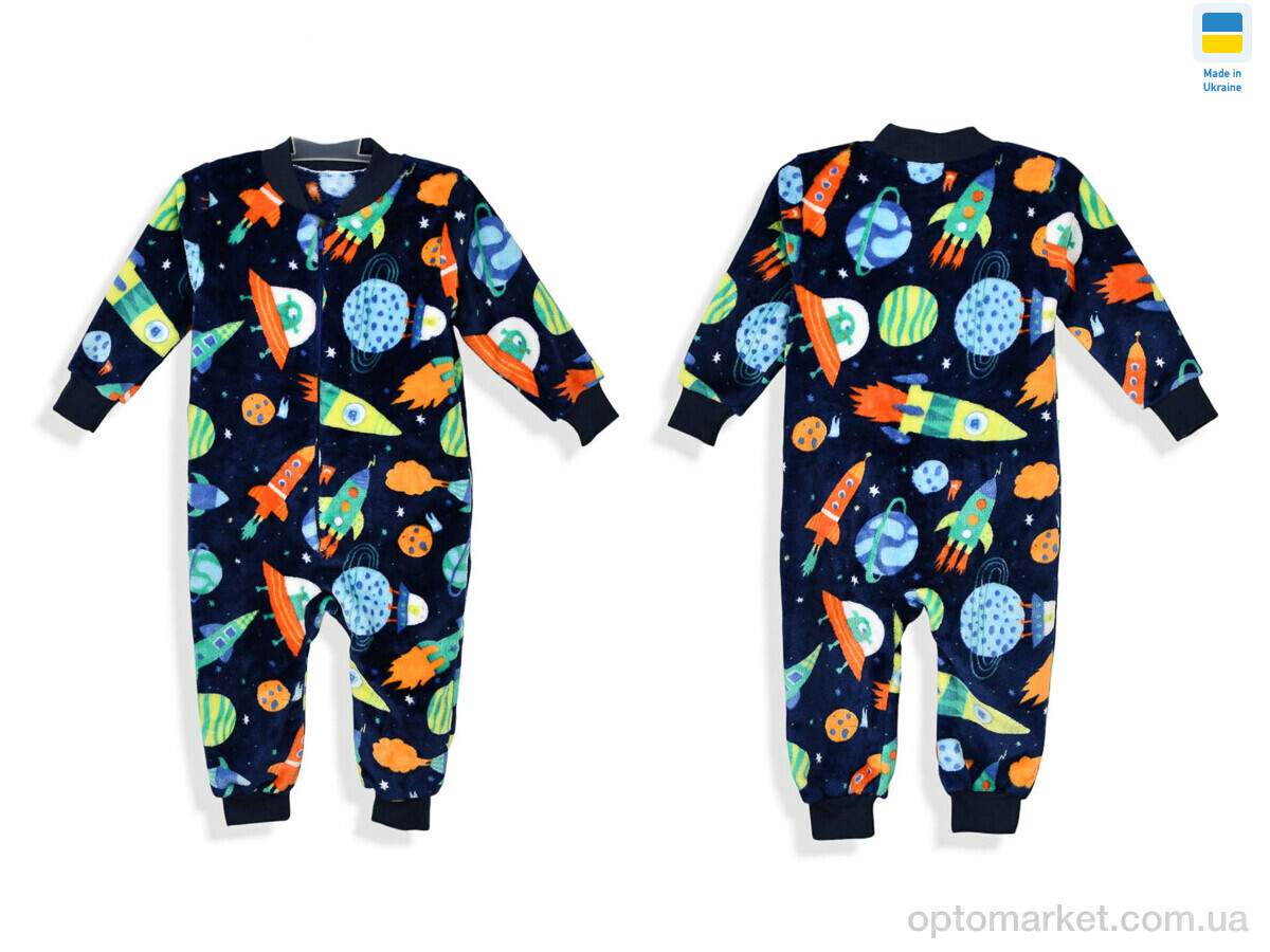 Купить Комбінезон дитячі 209261 кігурумі синій Kir15 синій, фото 3