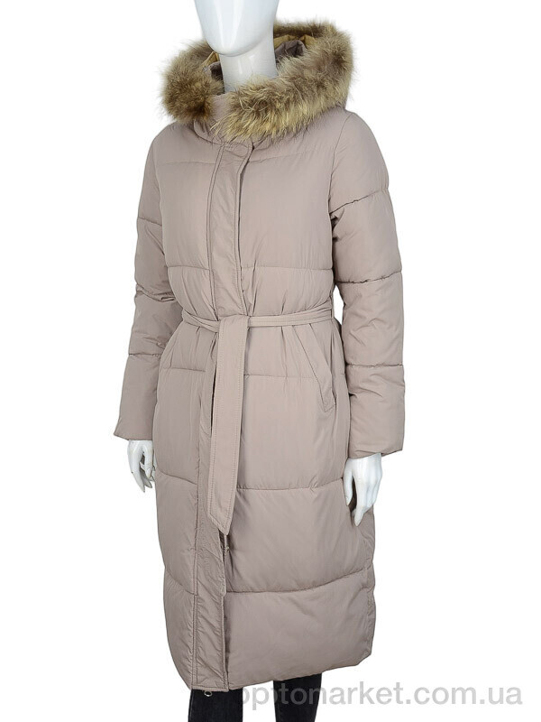 Купить Пальто жіночі 2096 beige AS.YLM бежевий, фото 1
