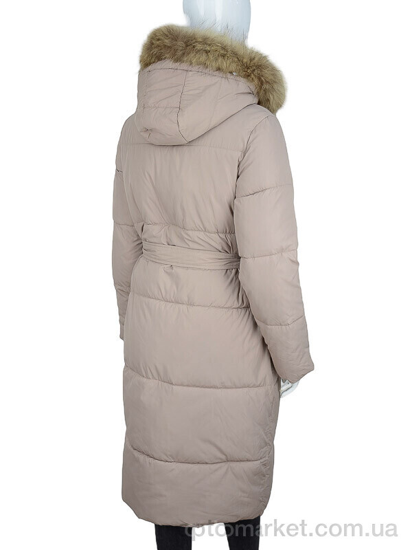 Купить Пальто жіночі 2096 beige AS.YLM бежевий, фото 2