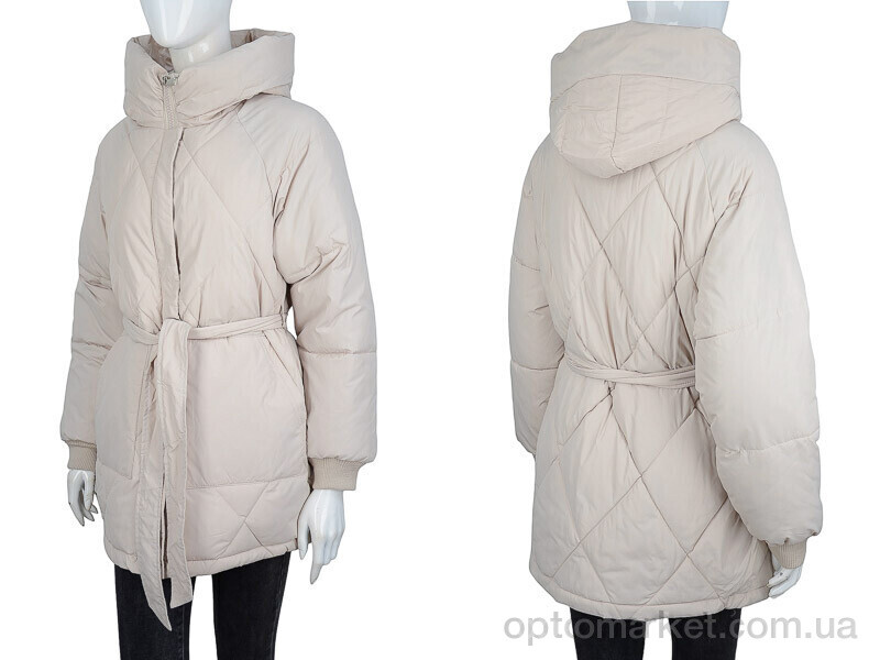 Купить Куртка жіночі 2099 beige AS.YLM бежевий, фото 3