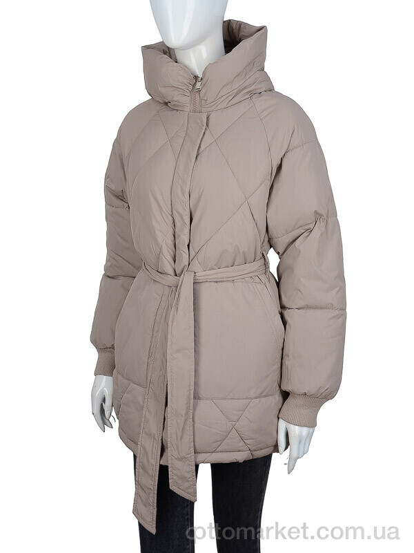 Купить Куртка жіночі 2099 d.beige AS.YLM бежевий, фото 1