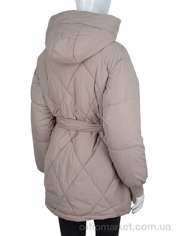 Купить Куртка жіночі 2099 d.beige AS.YLM бежевий, фото 2