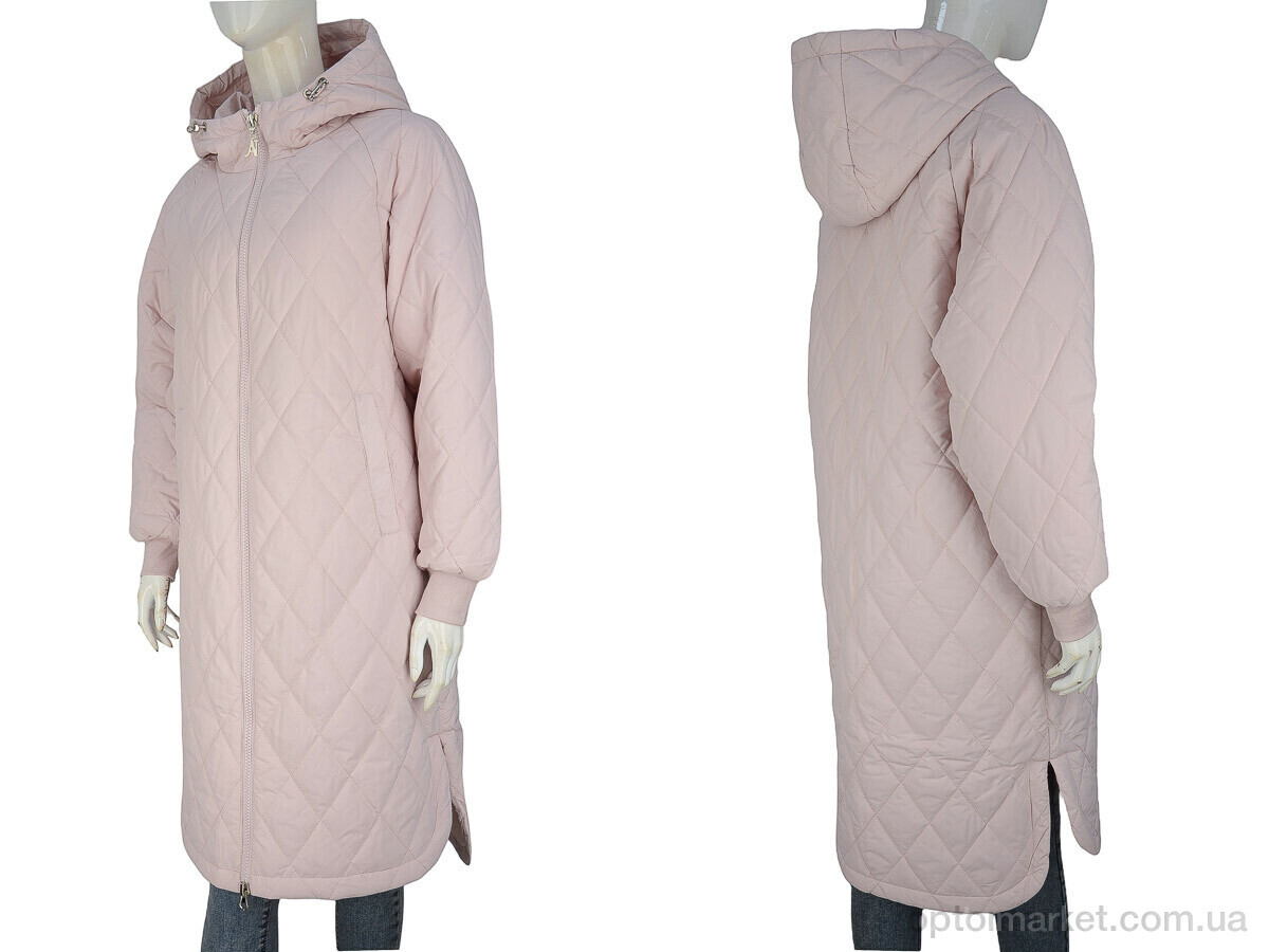 Купить Пальто жіночі 21-05 pink-4 Aixiaohua рожевий, фото 3