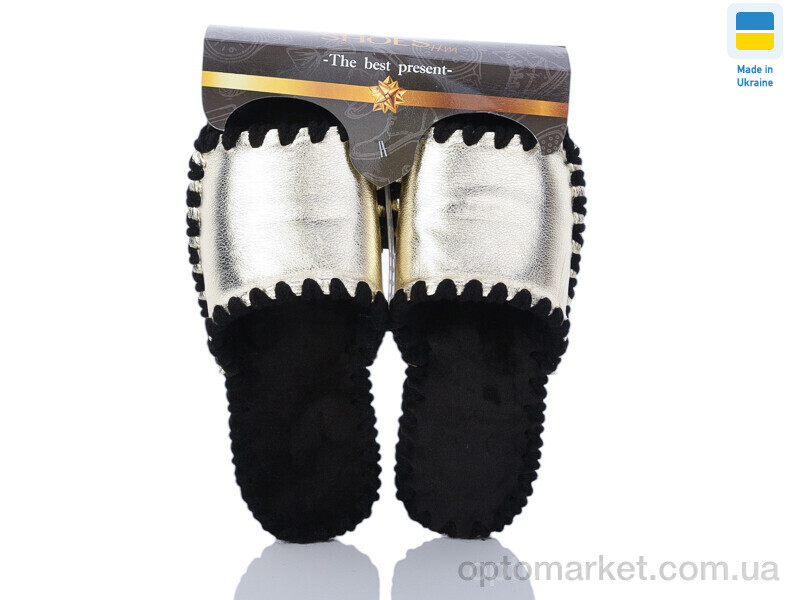 Купить Капці жіночі 21-175 золото Vends золотий, фото 1