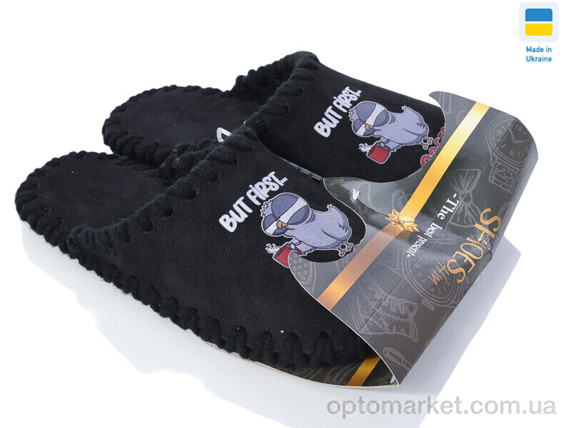 Купить Капці унісекс 21-330 чорний Vends чорний, фото 3