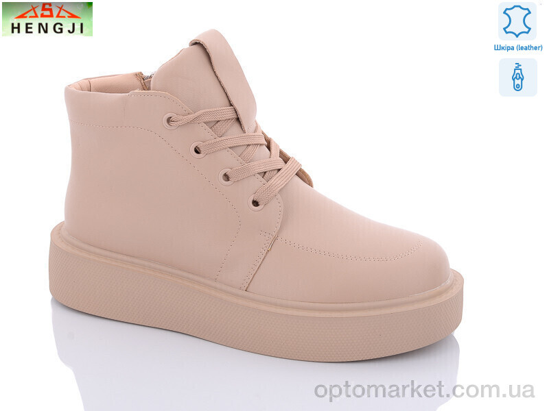 Купить Черевики жіночі 21-6 Hengji коричневий, фото 1