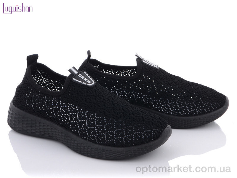 Купить Кросівки жіночі 21-62 Fuguishan чорний, фото 1