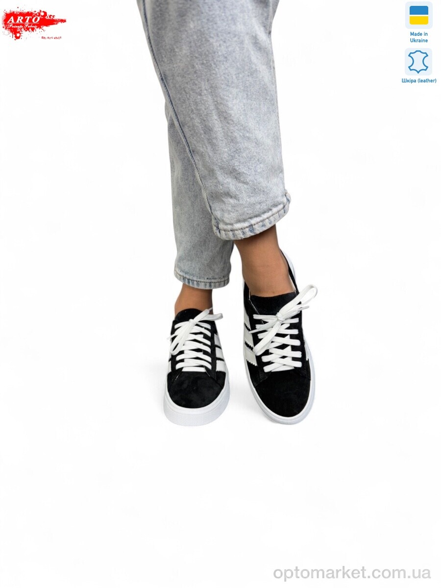 Купить Кросівки жіночі 210 чорний з. ARTO чорний, фото 1