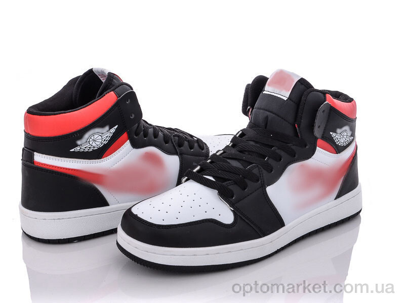 Купить Кросівки чоловічі 21009-4 black-white-red N.ke білий, фото 1