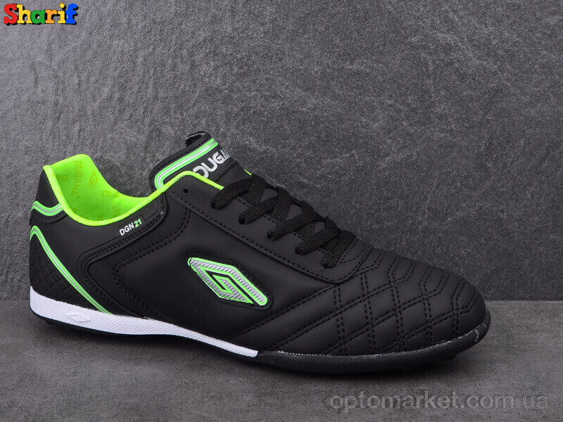 Купить Футбольне взуття чоловічі 2101-3 Dugana чорний, фото 2