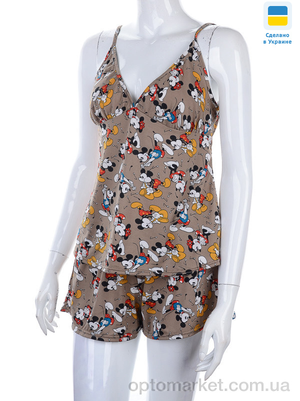 Купить Пижама жіночі 2102 brown Nadia & Natali коричневий, фото 1