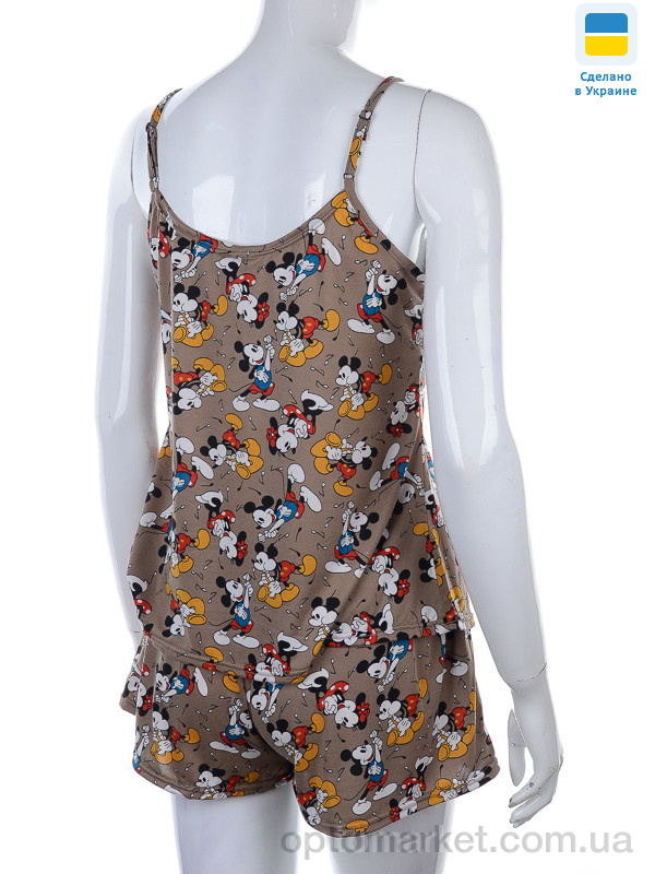 Купить Пижама жіночі 2102 brown Nadia & Natali коричневий, фото 2