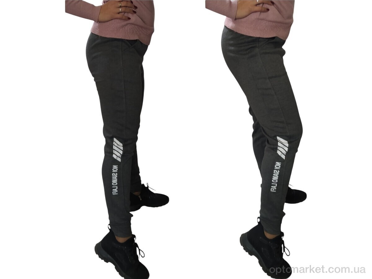 Купить Спортивні штаны жіночі 2103 т.сірий Sport style сірий, фото 1
