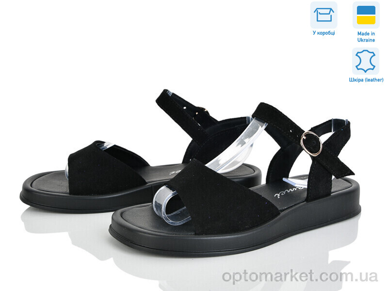 Купить Босоніжки жіночі 2114-5 Tamei чорний, фото 1