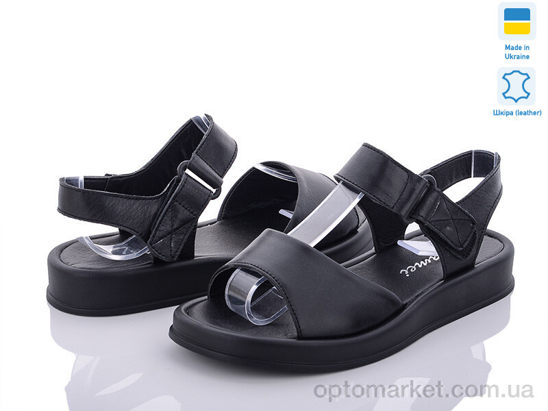 Купить Босоніжки жіночі 2119-12 Tamei чорний, фото 1