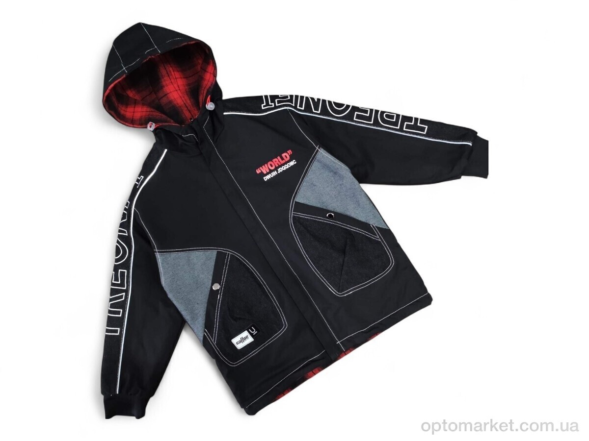 Купить Куртка дитячі 2120 чорна з червоним SS.LL чорний, фото 1